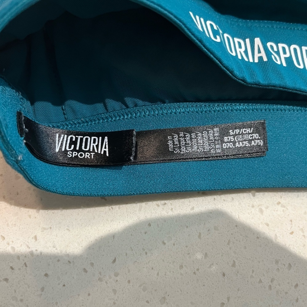 Victoria's Secret Sport Lightly Lined Strappy Back Logo Racerback Sports Bra - Picture 4 of 4